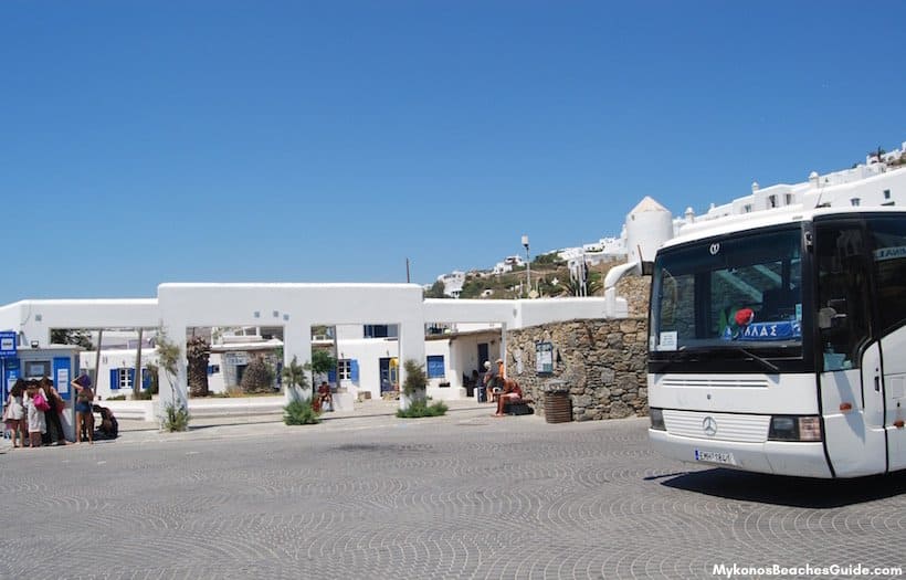 Old Port Mykonos Bus Station